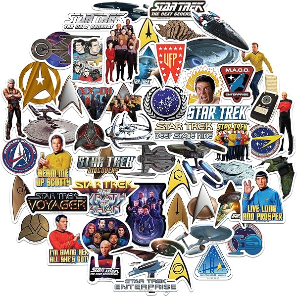 The Star Trek Sticker Book: Okuda, Michael, Drexler, Doug, Okuda
